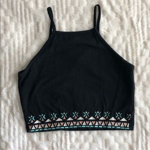 Black Crop Top